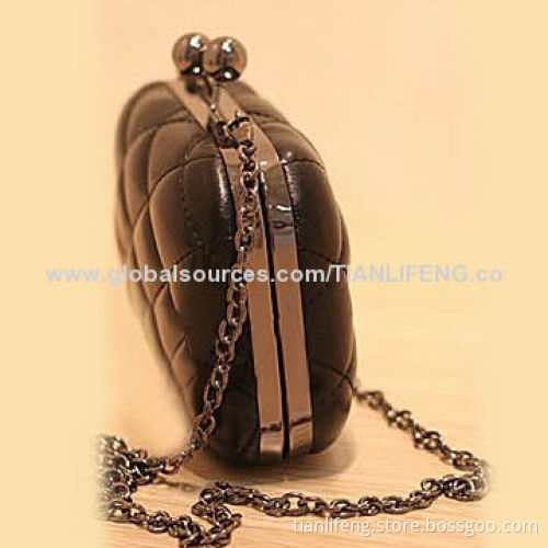 Female PU wallet, long chain, suitable for evening party